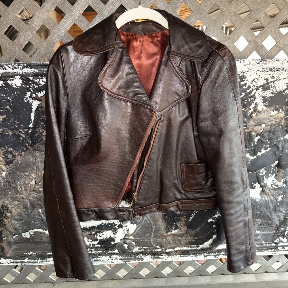Brown Leather Women's Jacket